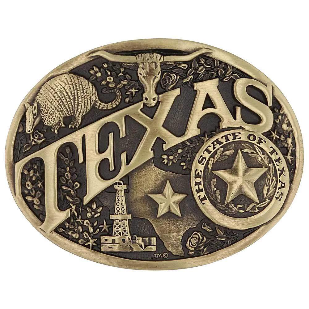 Montana brass Texas Buckle 60811TXC