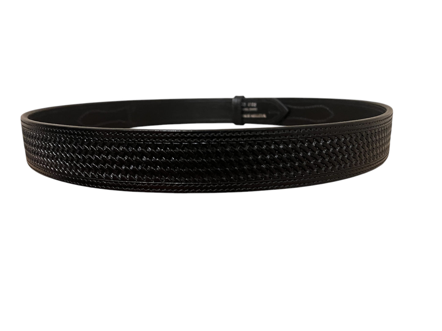 (6918-01)1 1/2 inch with 3/4 inch buckle Western Sundries basket weave ranger belt