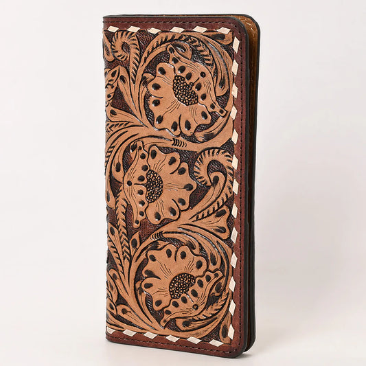 Hand Tooled leather wallet KBG200(women’s)