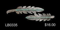 Antique Silver Feather Bracelet