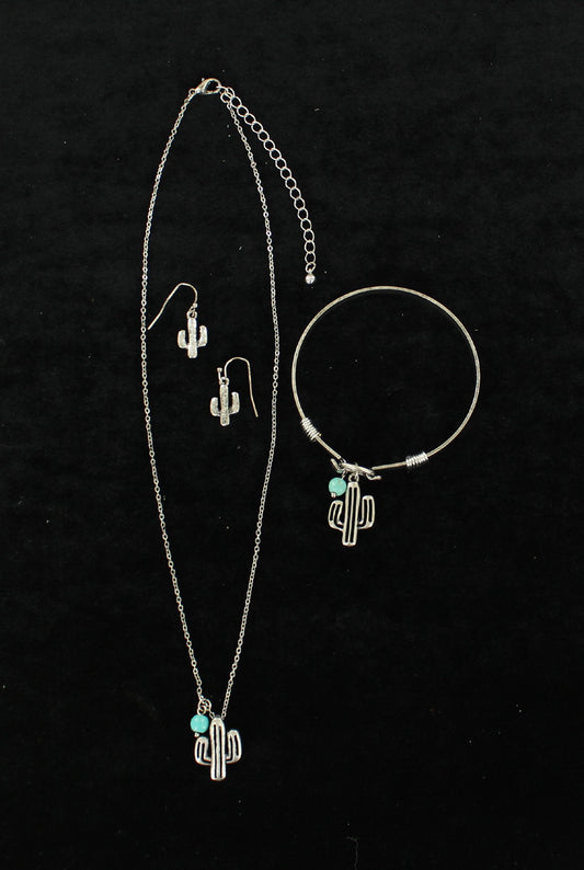 BLAZIN ROXX JEWELRY SET CACTUS 29162