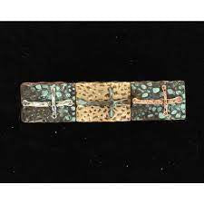 Hammered Cross Bracelet