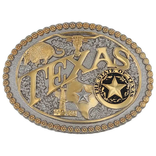 Montana two-tone Texas buckle 60811TXP2