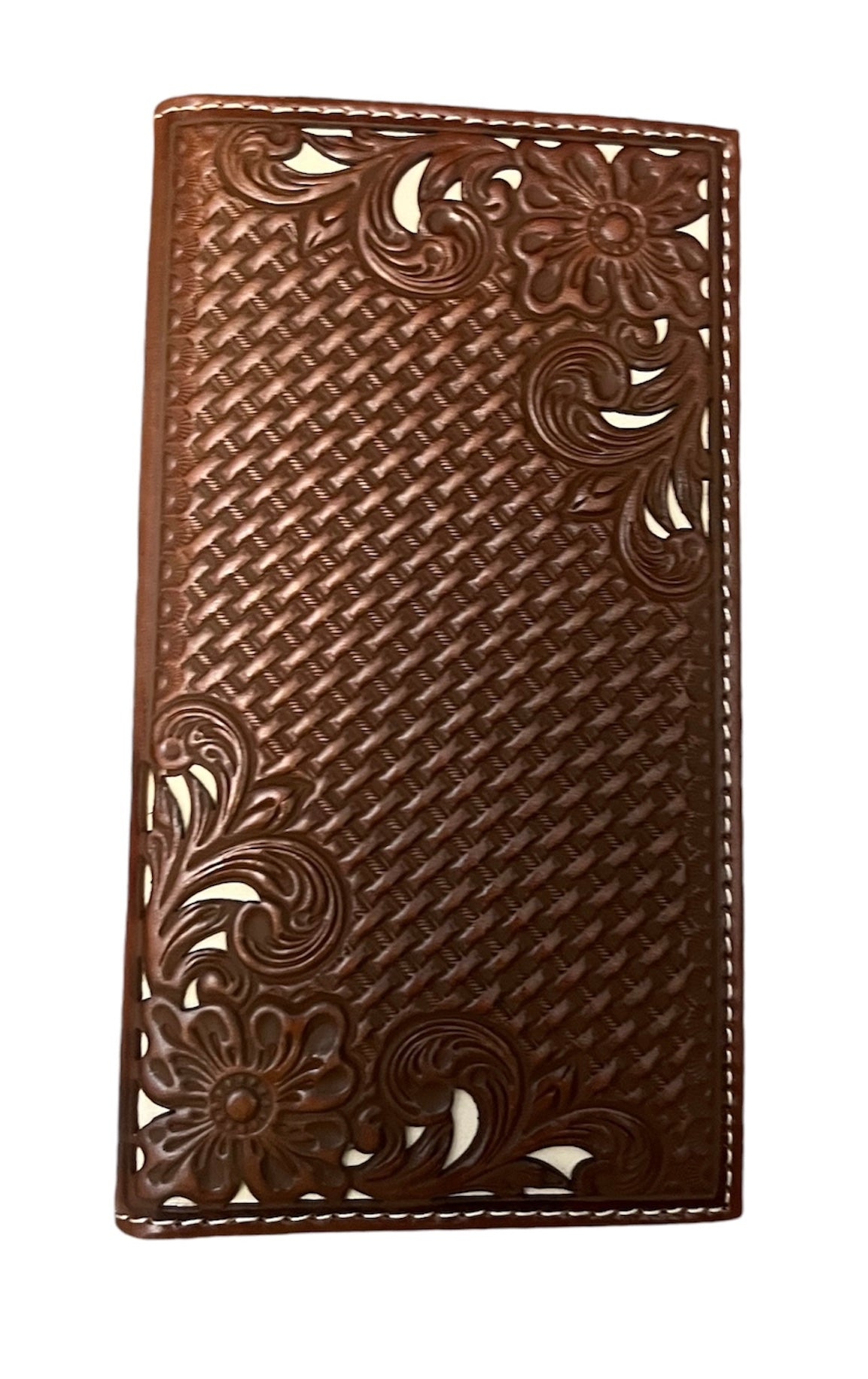 Nocona wallet w/floral design 500014002