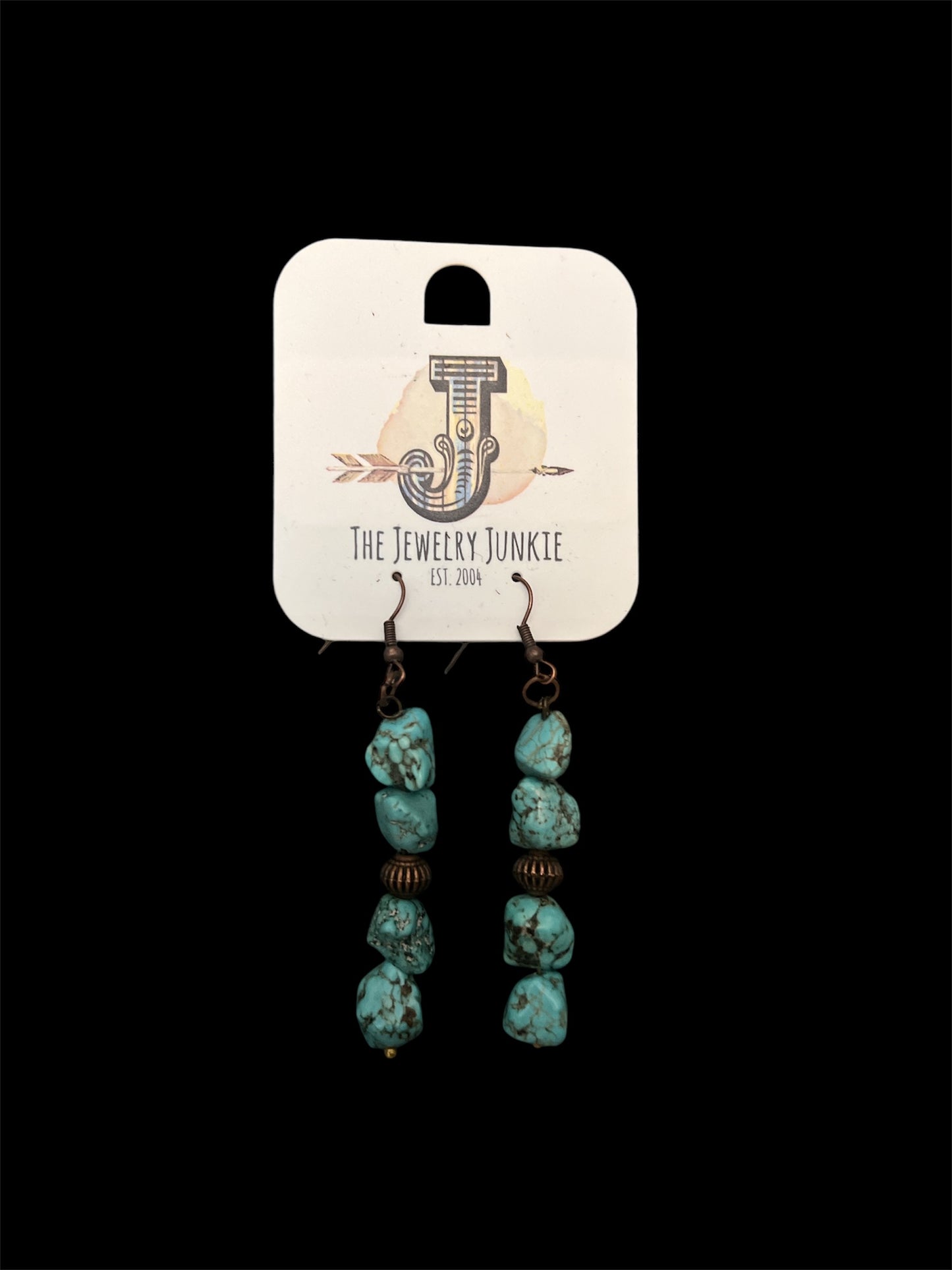 Turquoise dangle earrings