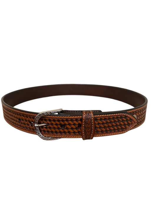 (8048-54) 1 1/2 inch Western Sundries basket weave belt