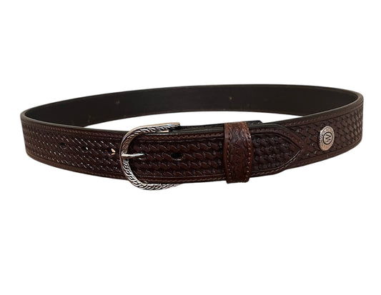 (8048-02) 1 1/2 inch Western Sundries basket weave belt