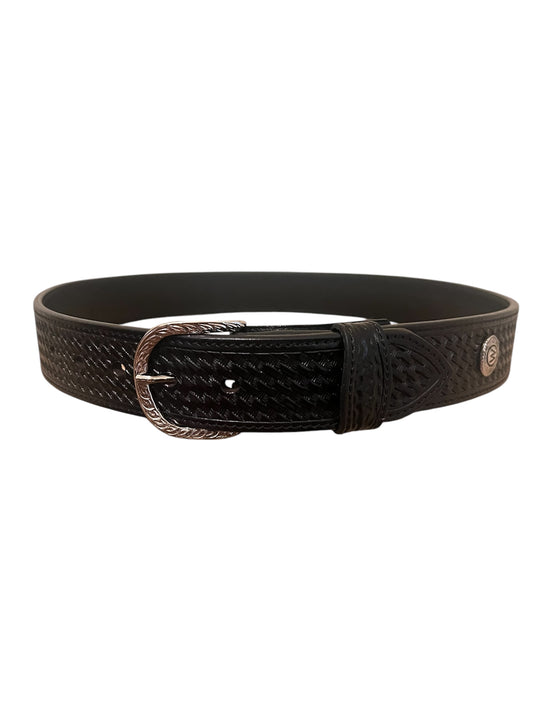 (8048-01)1 1/2 inch Western Sundries basket weave belt